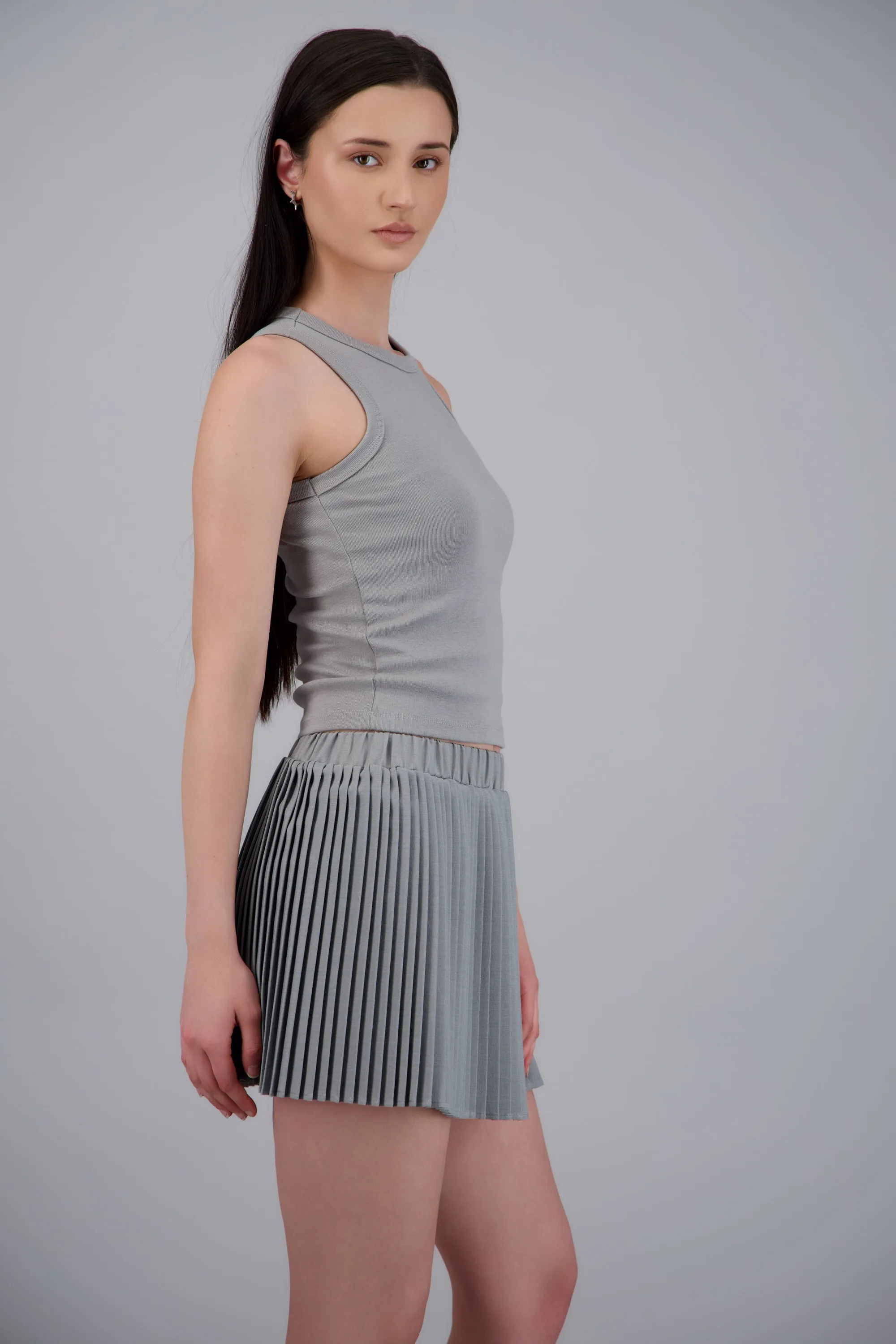 Tank top crop cuello redondo sold by Shasa product image thumbnail 2