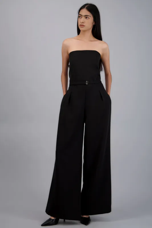 Jumpsuit strapless liso cinturon sold by Shasa
