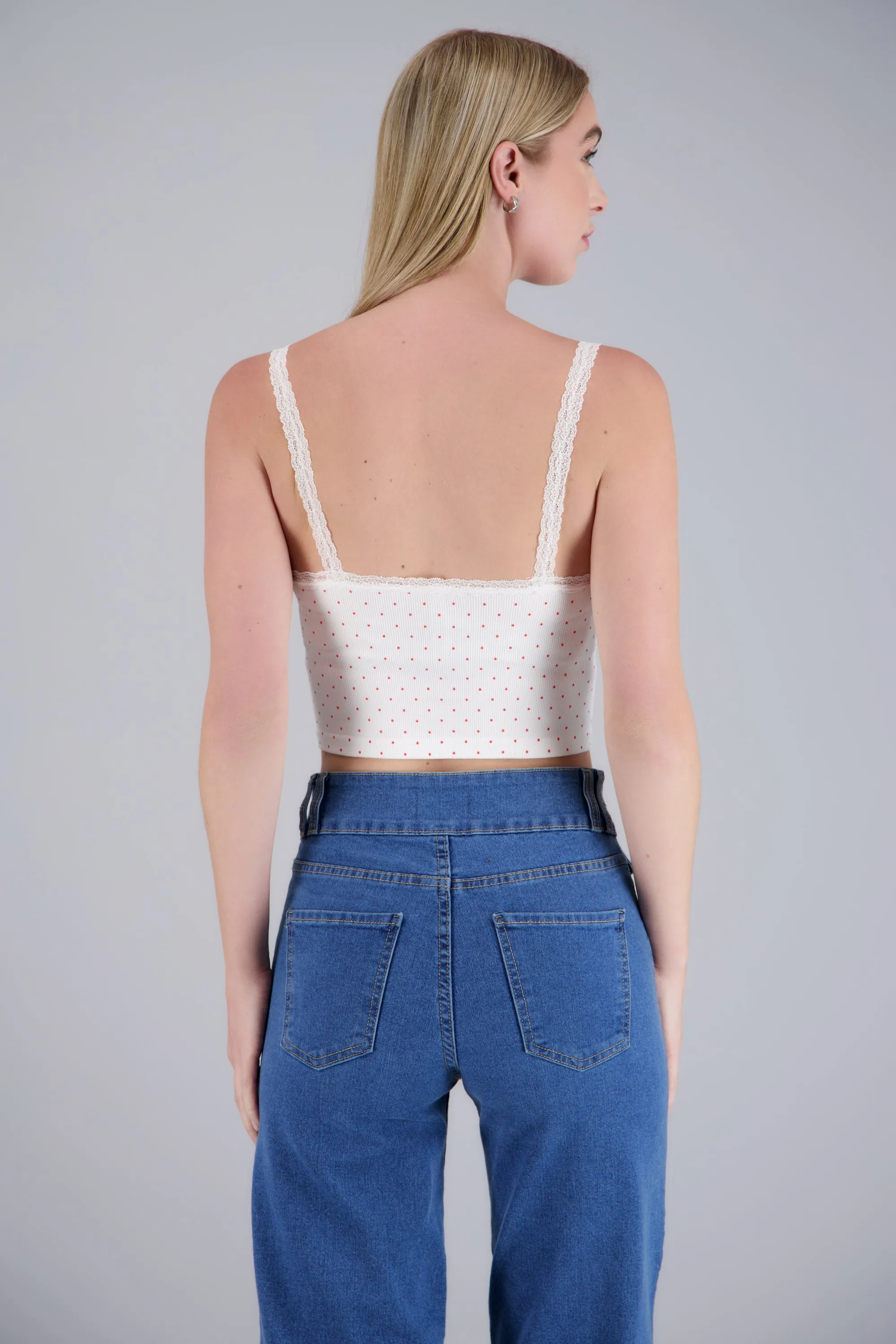 Tanktop seamless detalle polkadots sold by Shasa product image thumbnail 4