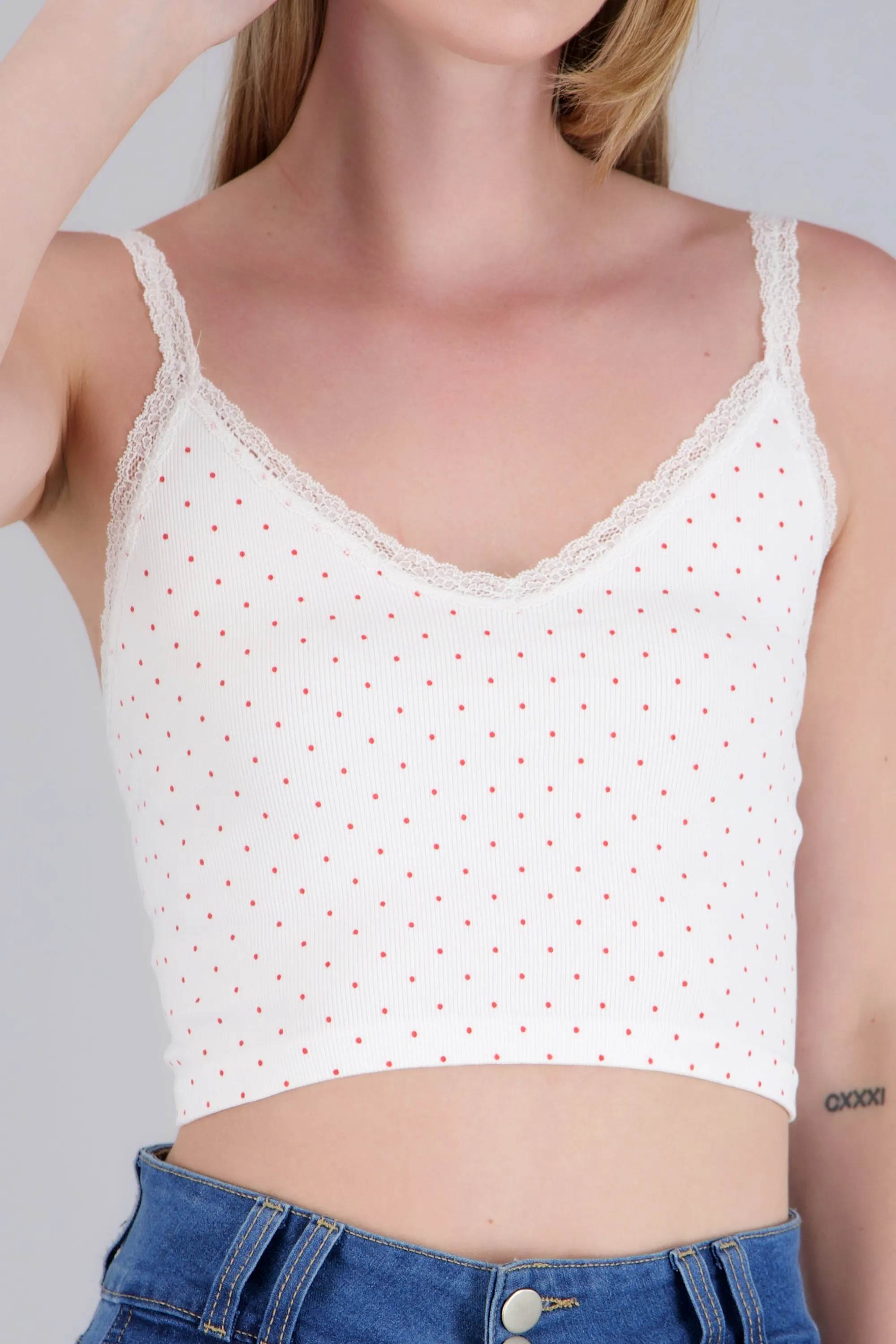 Tanktop seamless detalle polkadots sold by Shasa product image thumbnail 5