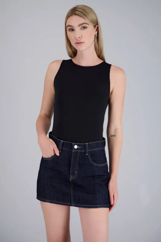 Body cuello redondo sin mangas made by Shasa