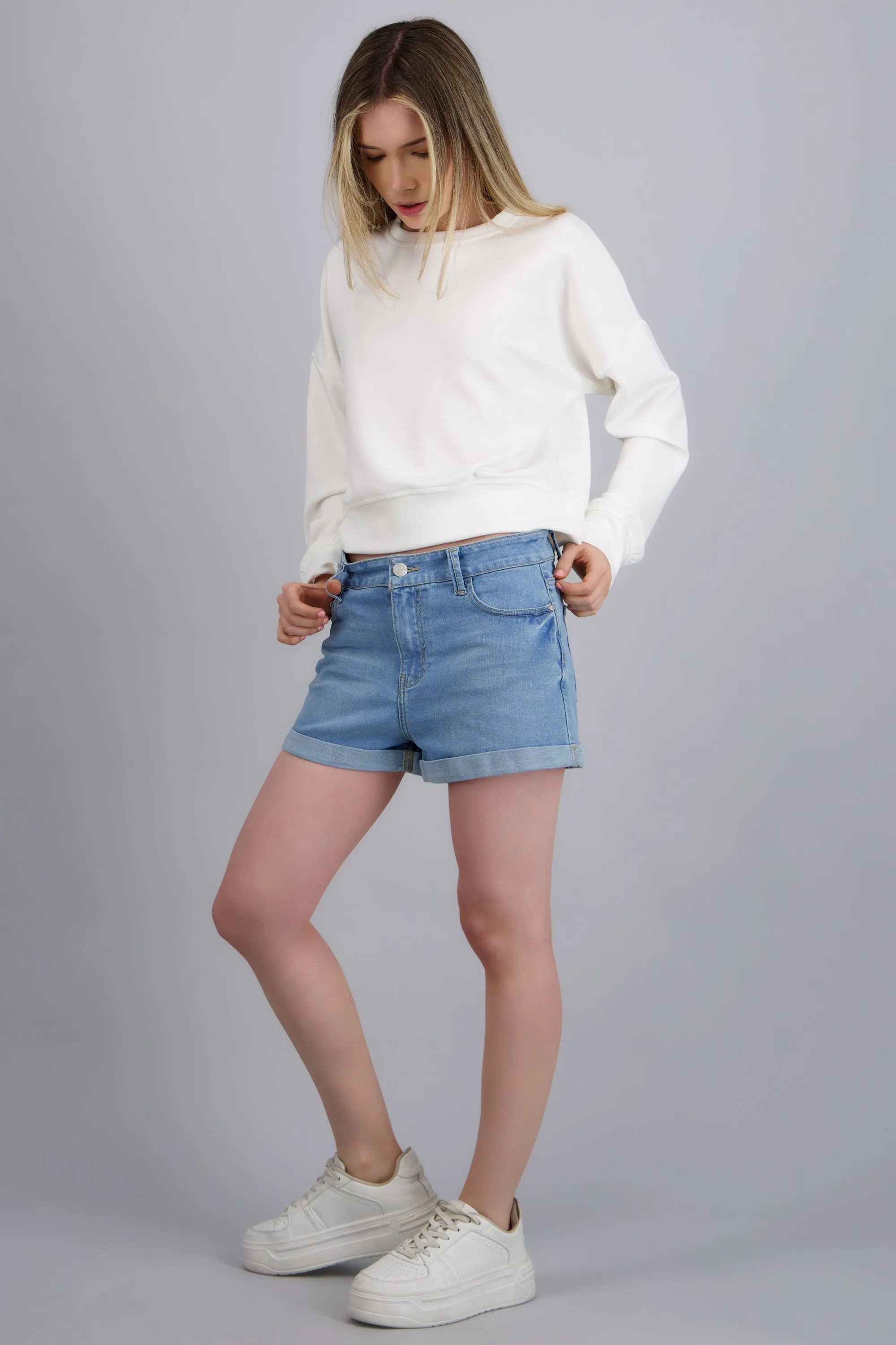Shorts denim dobladillo sold by Shasa product image thumbnail 2