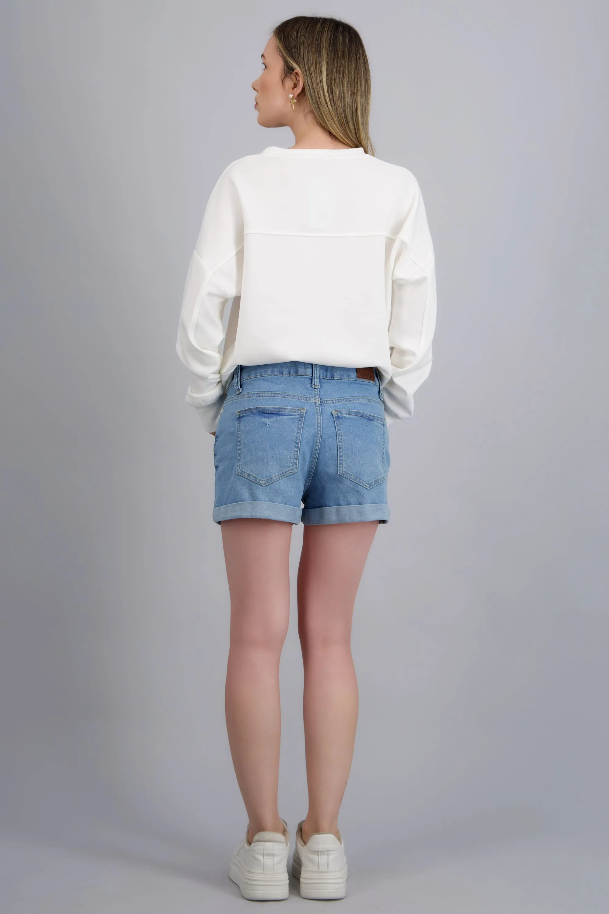 Shorts denim dobladillo sold by Shasa product image thumbnail 4