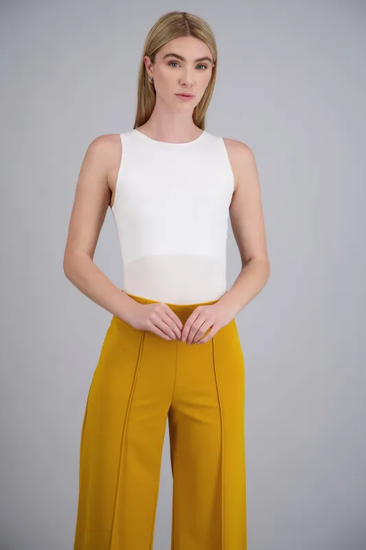 Body cuello redondo sin mangas made by Shasa