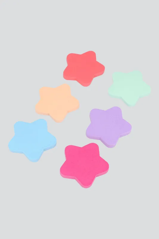 Set 5 esponjas estrellas made by Shasa