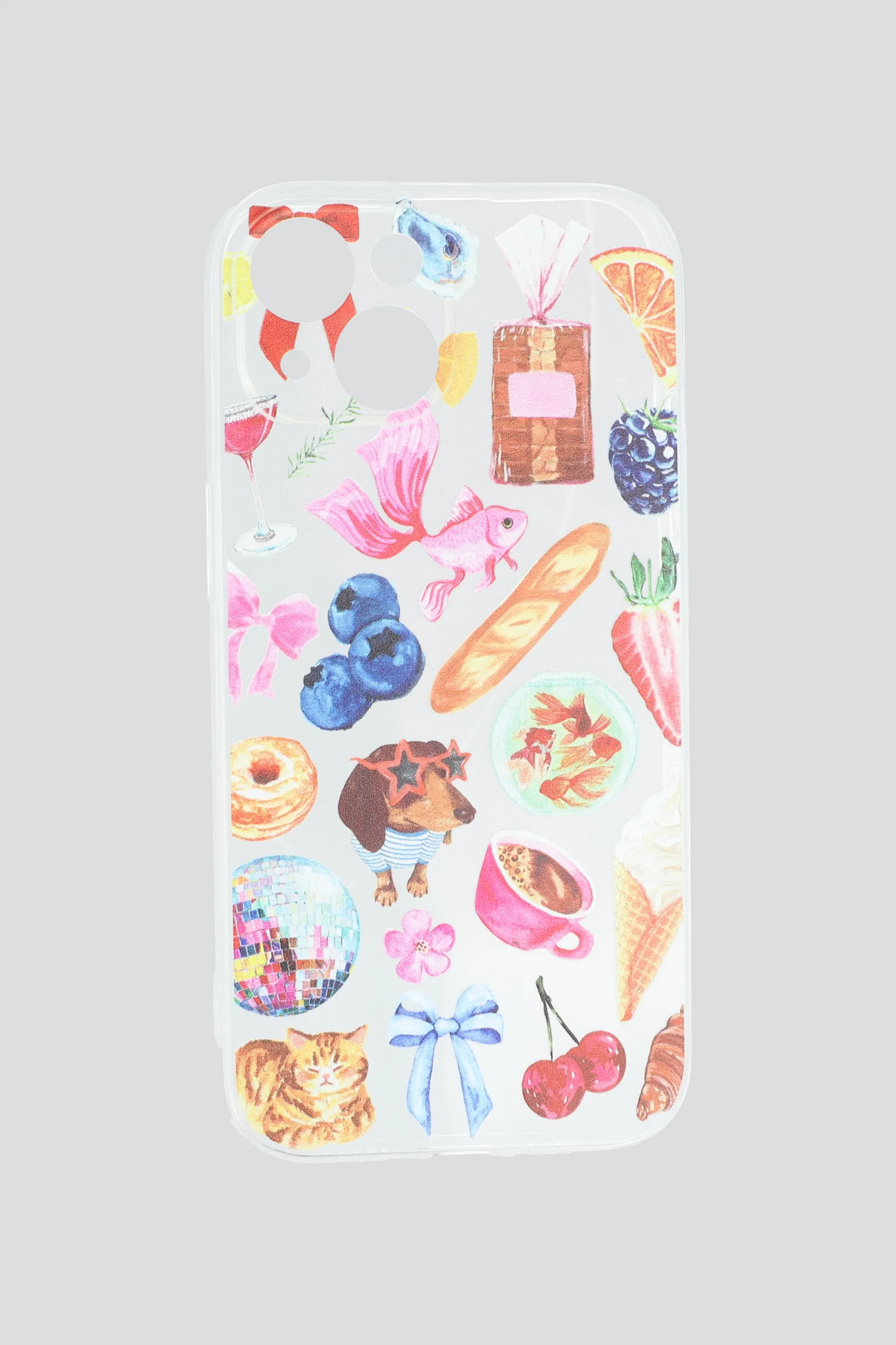 Funda iph 15 multi stickers sold by Shasa