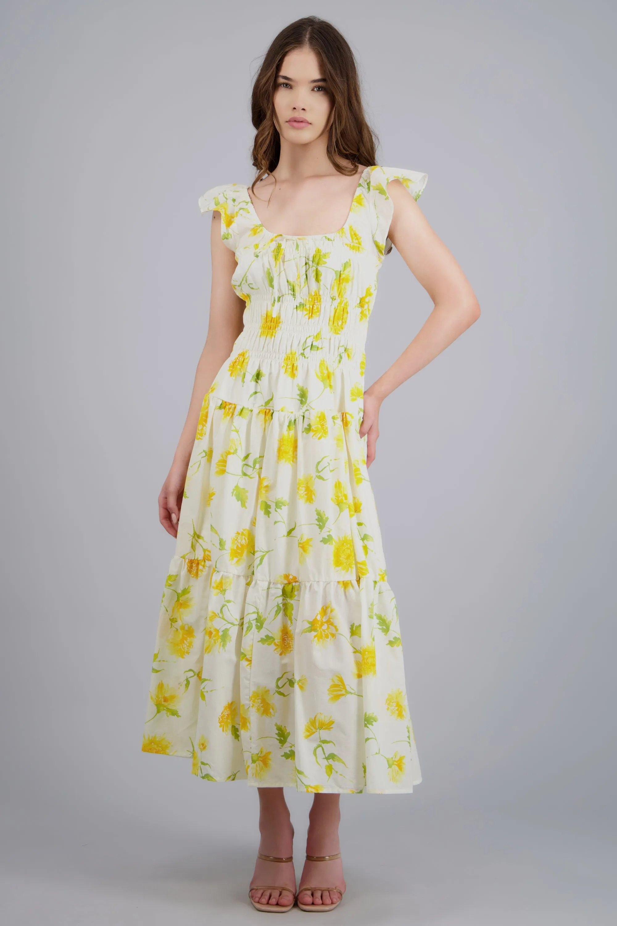 Vestido maxi estampado sold by Shasa