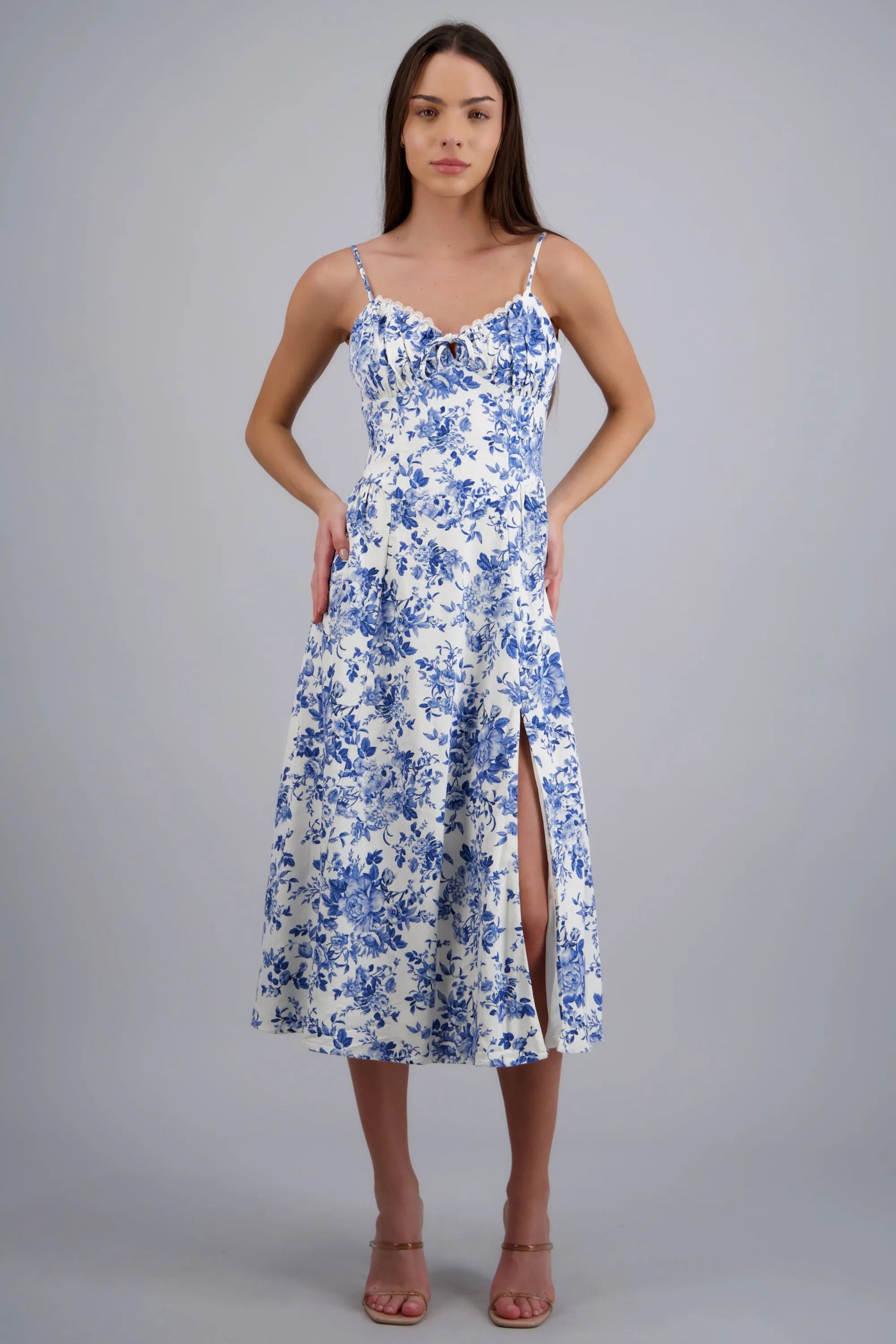 VESTIDO MAXI ESTAMPADO LINO sold by Shasa product image thumbnail 3