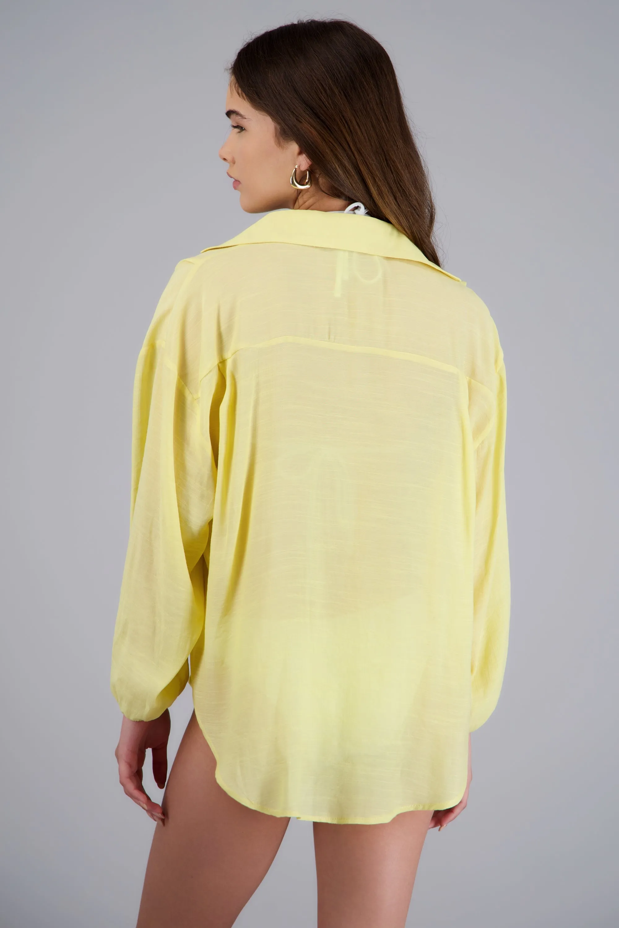 Camisa over ligera manga larga sold by Shasa product image thumbnail 4