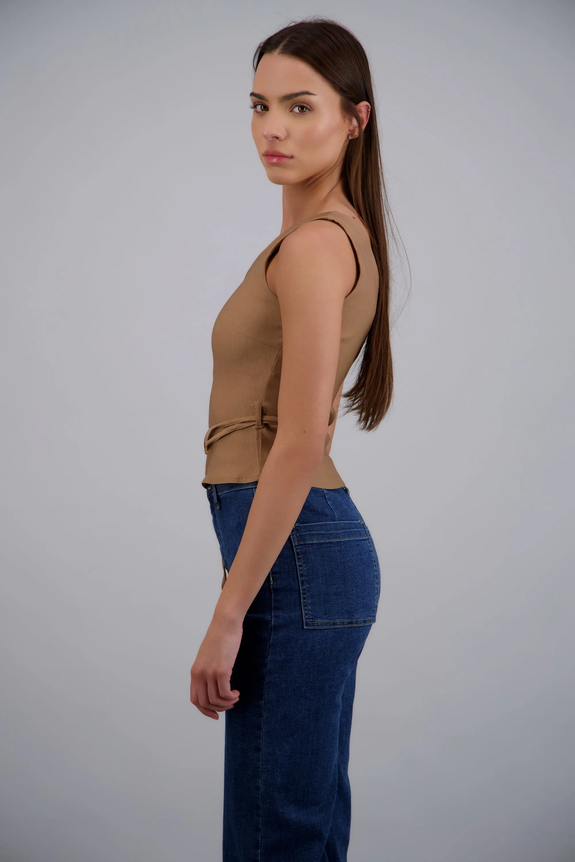 Top asimétrico cinto con aro irregular sold by Shasa product image thumbnail 2