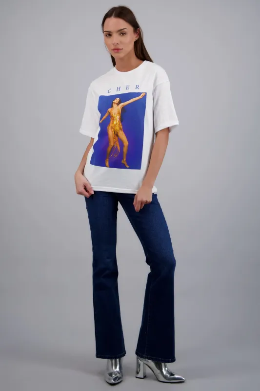 Playera Cher manga corta made by Shasa