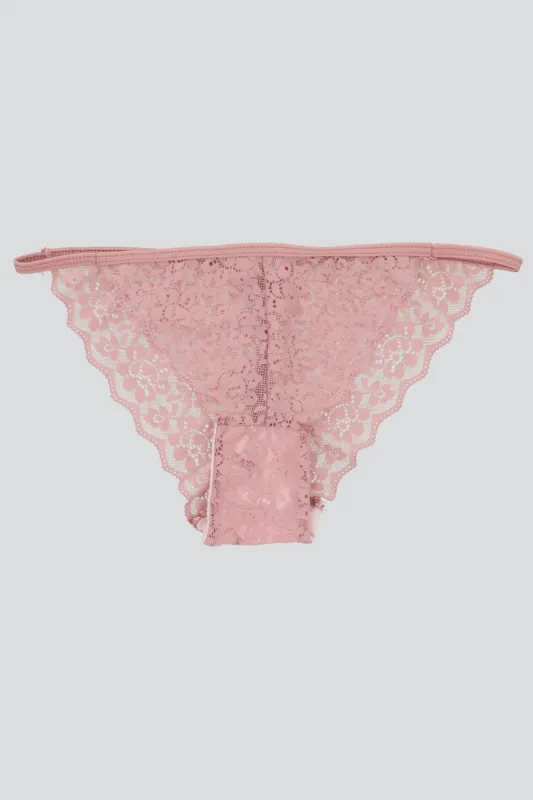 Bikini de encaje flores made by Shasa