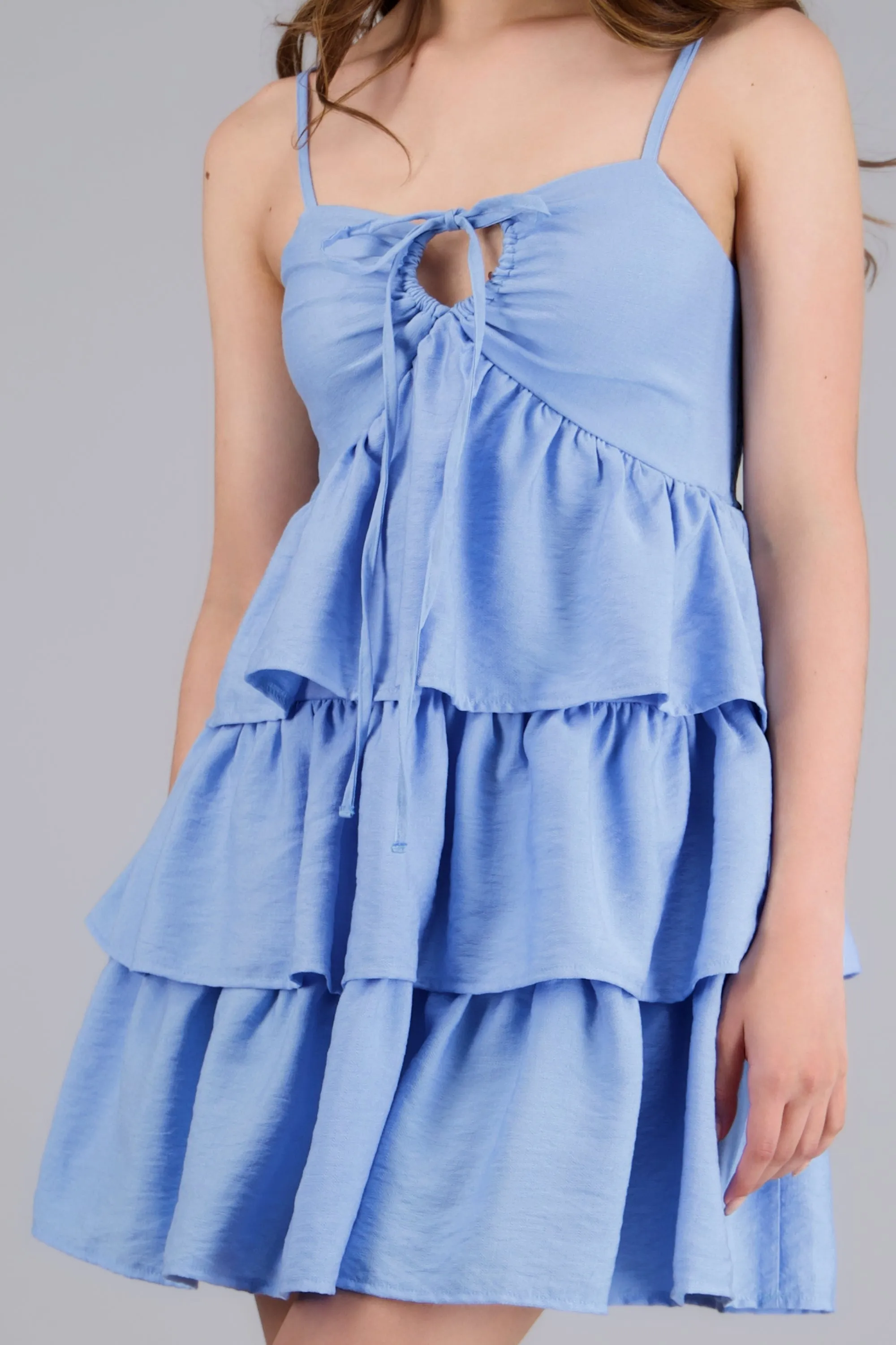 Vestido mini olanes detalle escote fruncido sold by Shasa product image thumbnail 5