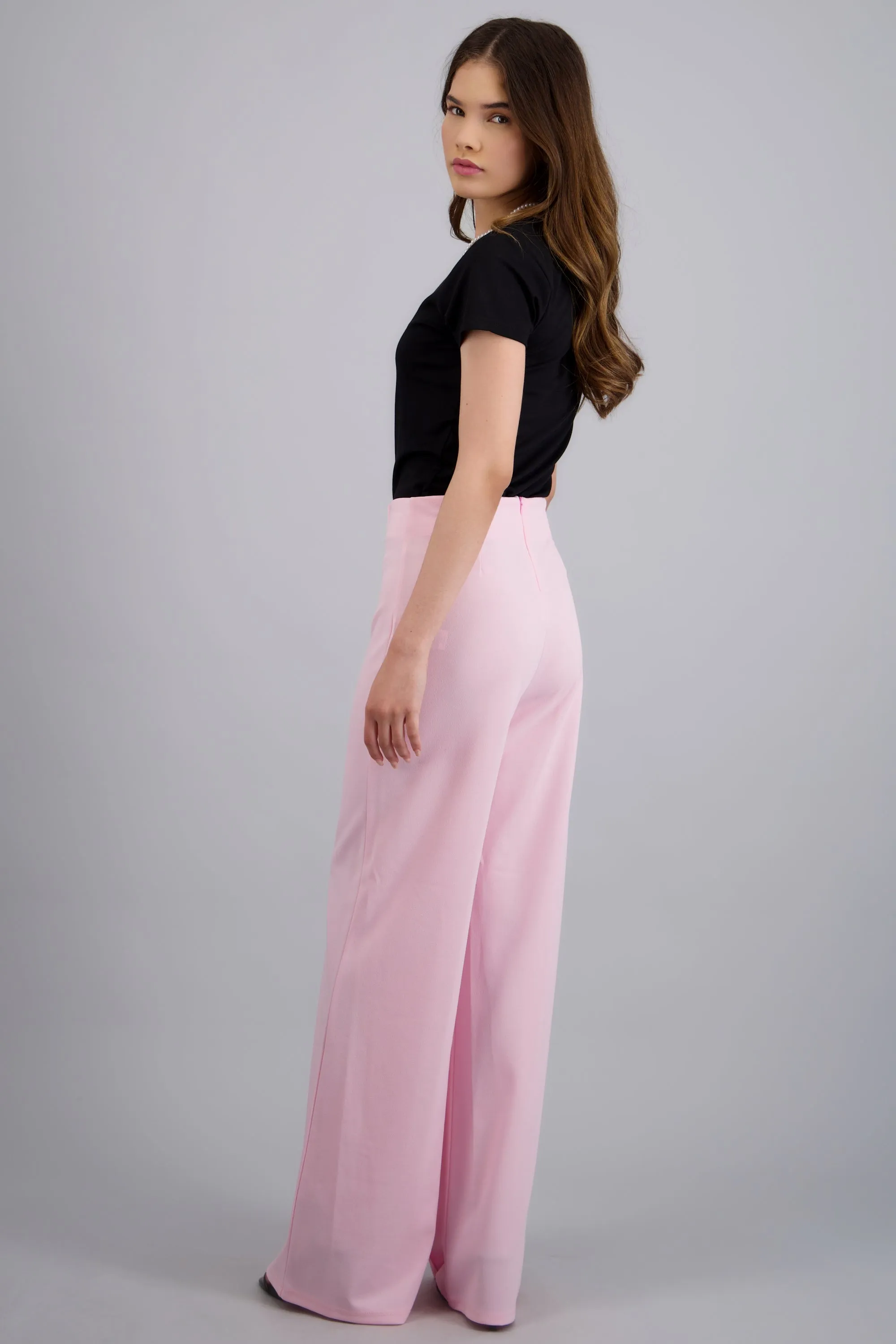 Pantalón Wide Leg Cintura Alta Costuras sold by Shasa product image thumbnail 4