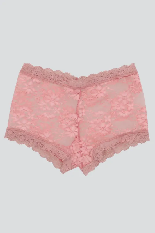 Boxer de encaje flores made by Shasa