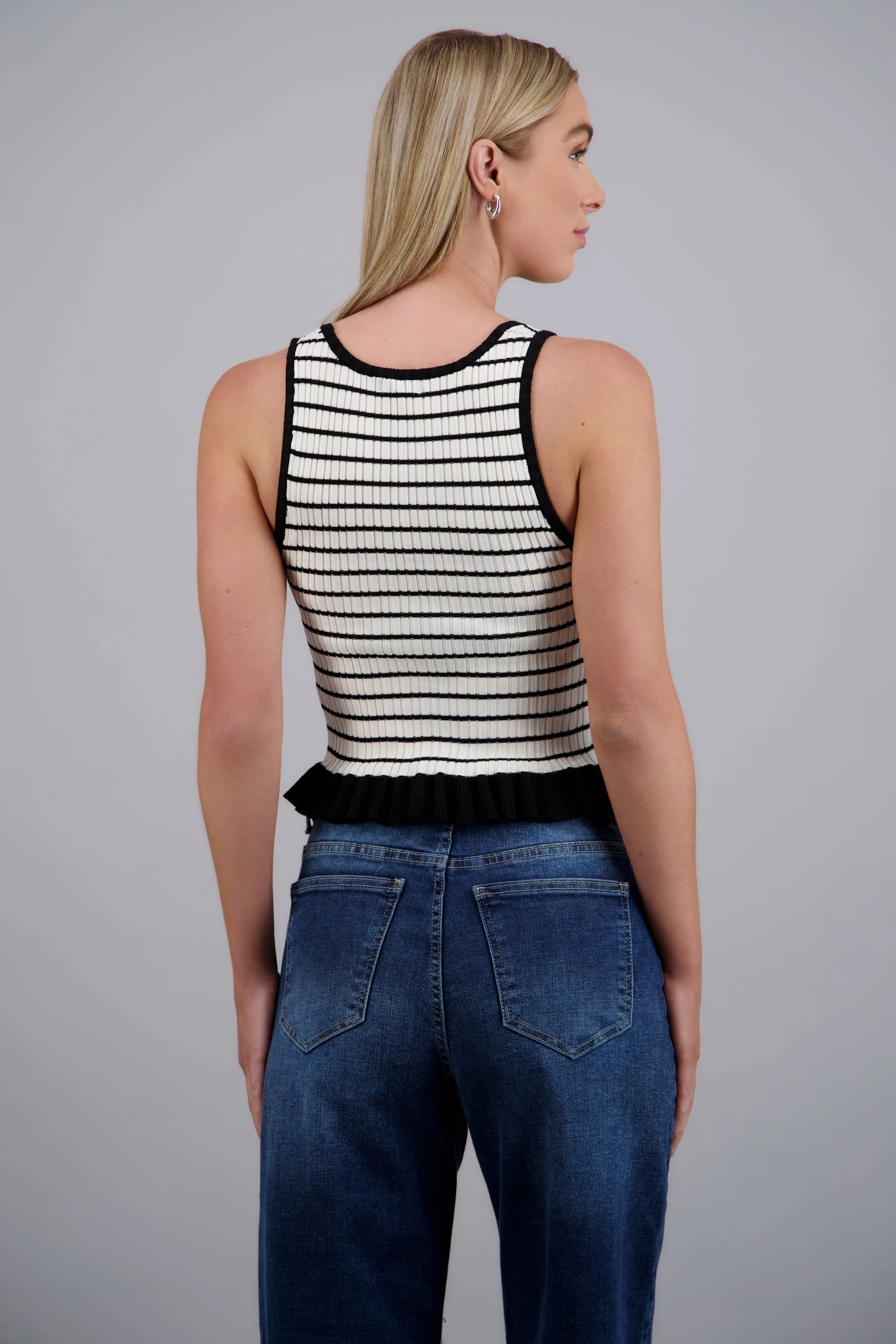 Top tejido detalle contraste rayas sold by Shasa product image thumbnail 4