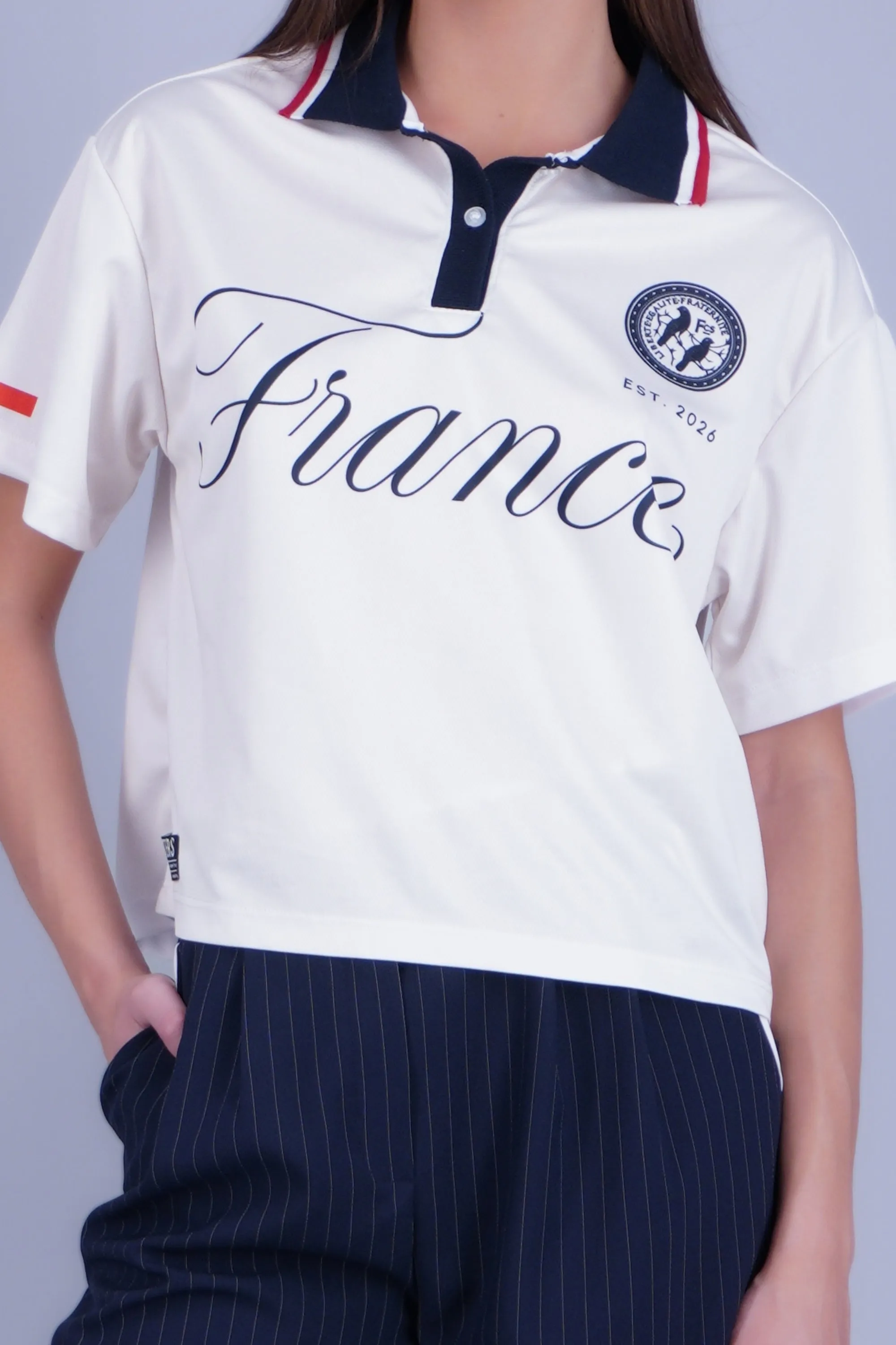 Jersey polo fit boxy Francia sold by Shasa product image thumbnail 5