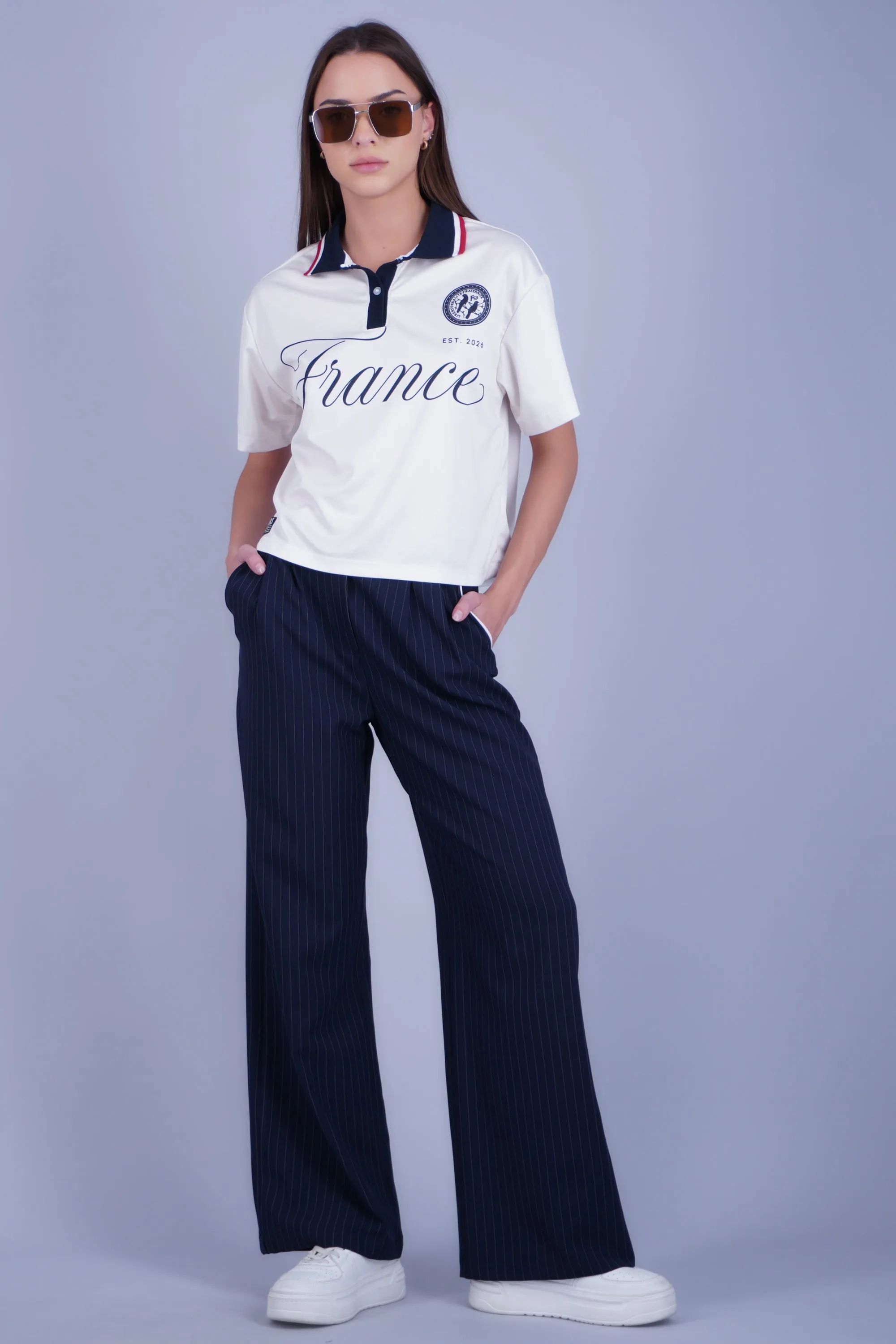 Jersey polo fit boxy Francia sold by Shasa