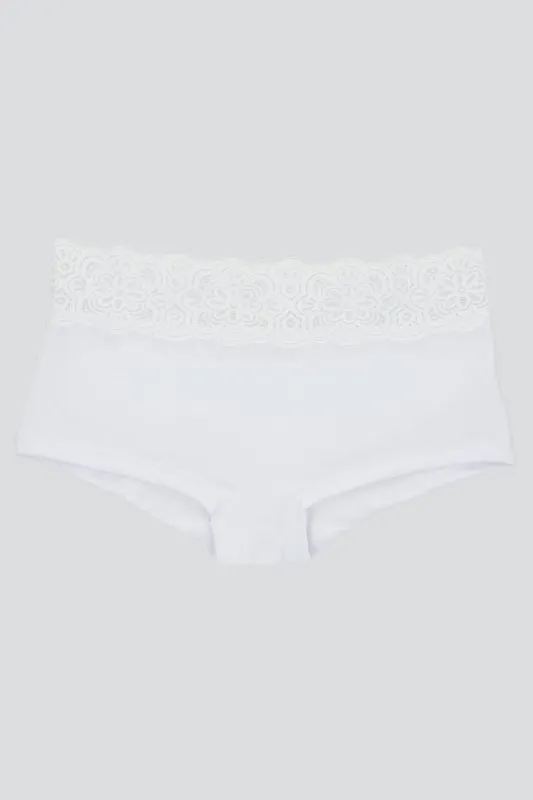 Boxer detalle pretina encaje made by Shasa