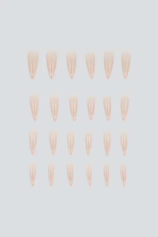 Set 24 uñas ojo de gato doble french made by Shasa