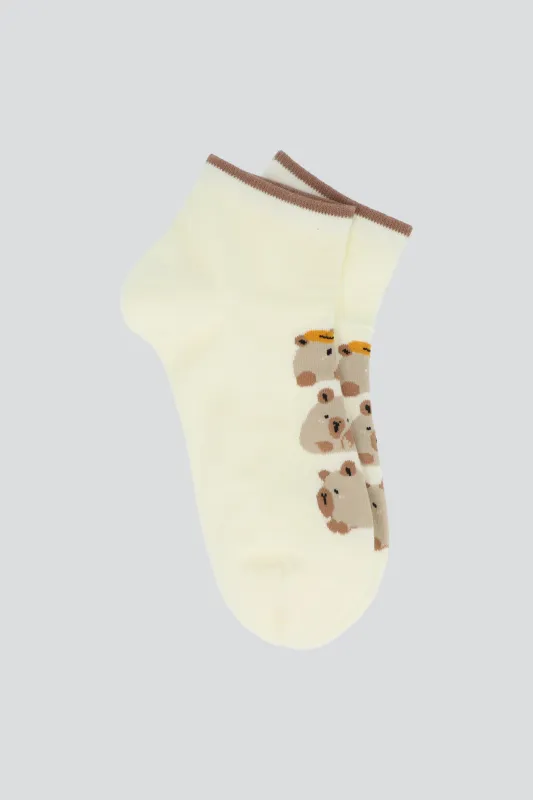 Calcetin 3 capibaras made by Shasa