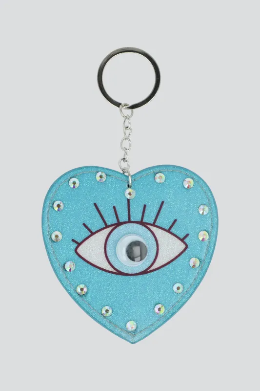 LLAVERO CORAZON OJO made by Shasa