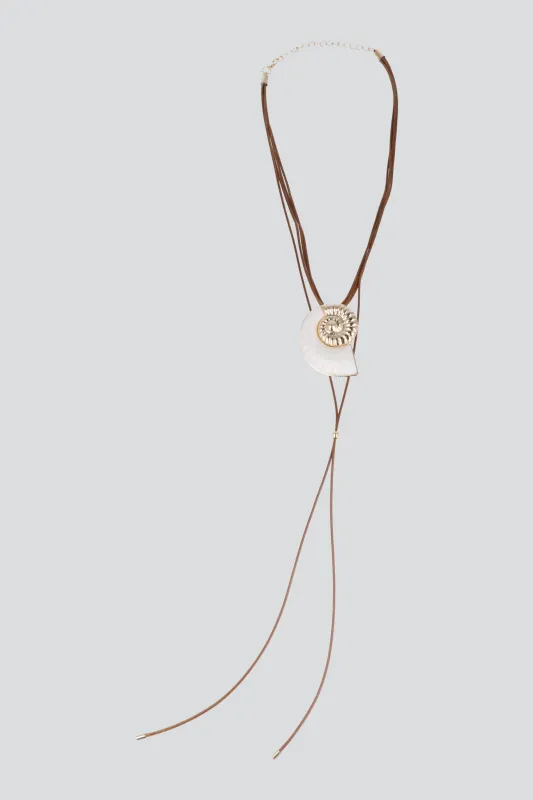 COLLAR CARACOLA CUERDITA made by Shasa