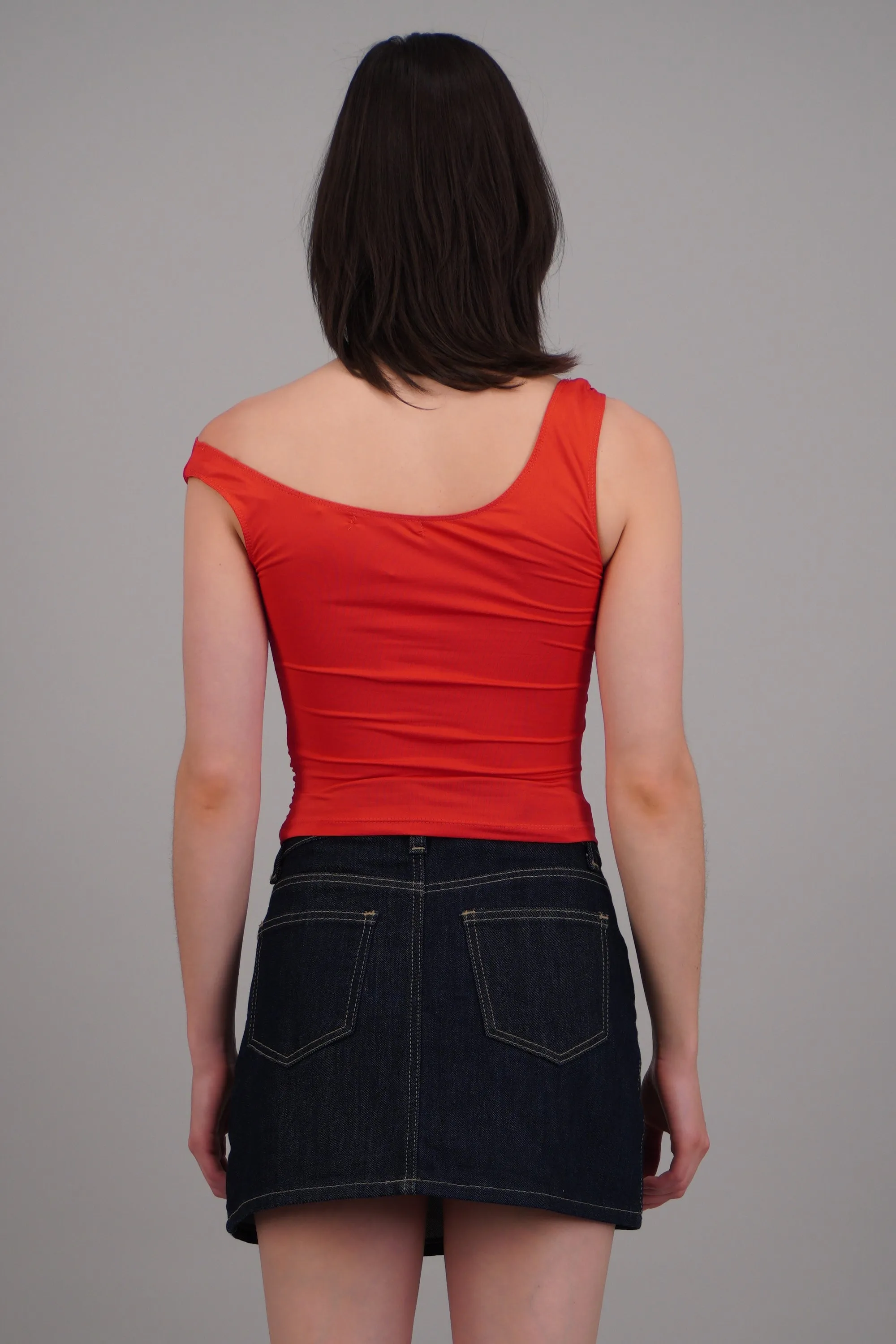 Top drapeado con argolla en tirante liso sold by Shasa product image thumbnail 4