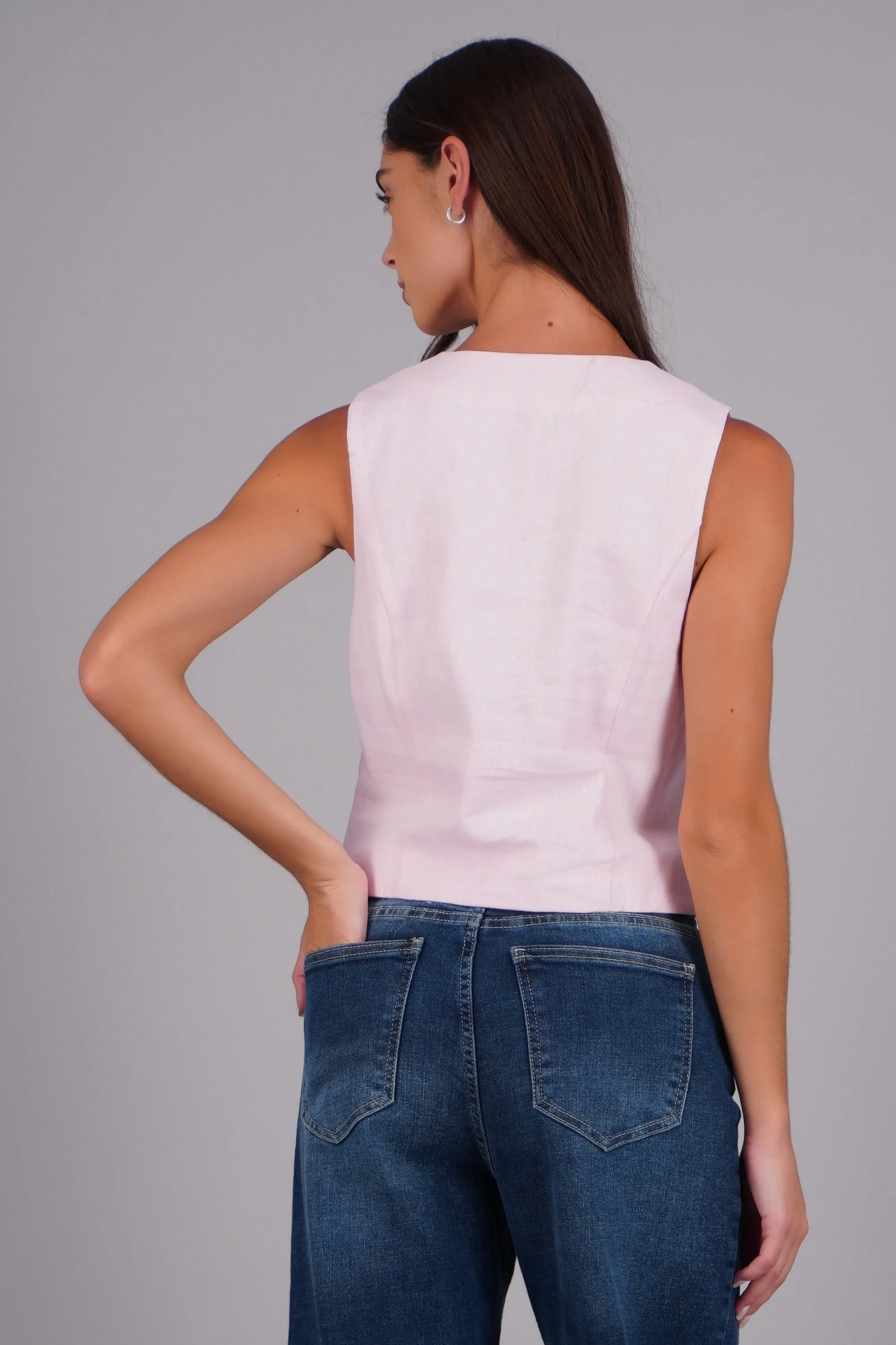 Top lino detalle amarres sold by Shasa product image thumbnail 4