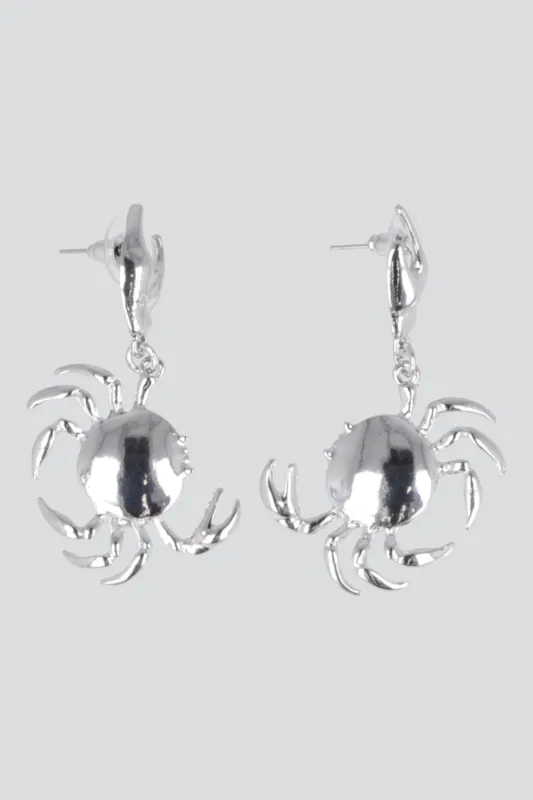 Aretes cangrejo grande made by Shasa