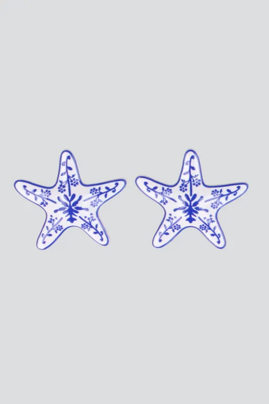 Aretes estrella de mar print made by Shasa
