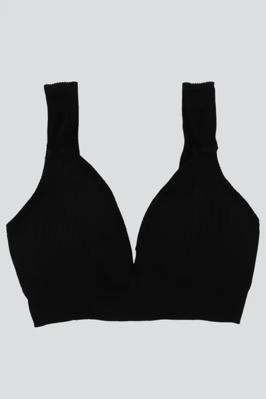 Bralette rib escote en U made by Shasa
