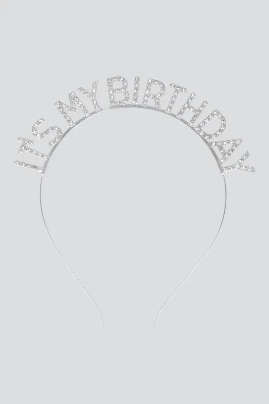 DIADEMA METAL ITS MY BDAY made by Shasa
