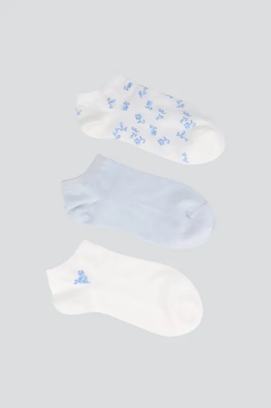 Tripack calcetines flores made by Shasa