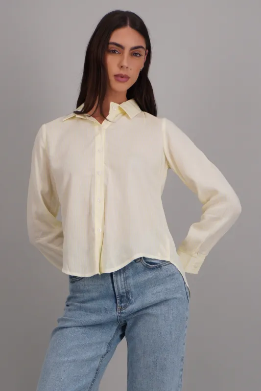 Camisa amplia rayas made by Shasa