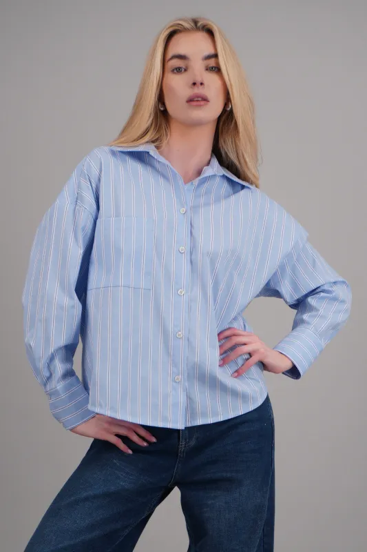camisa oversize rayas made by Shasa