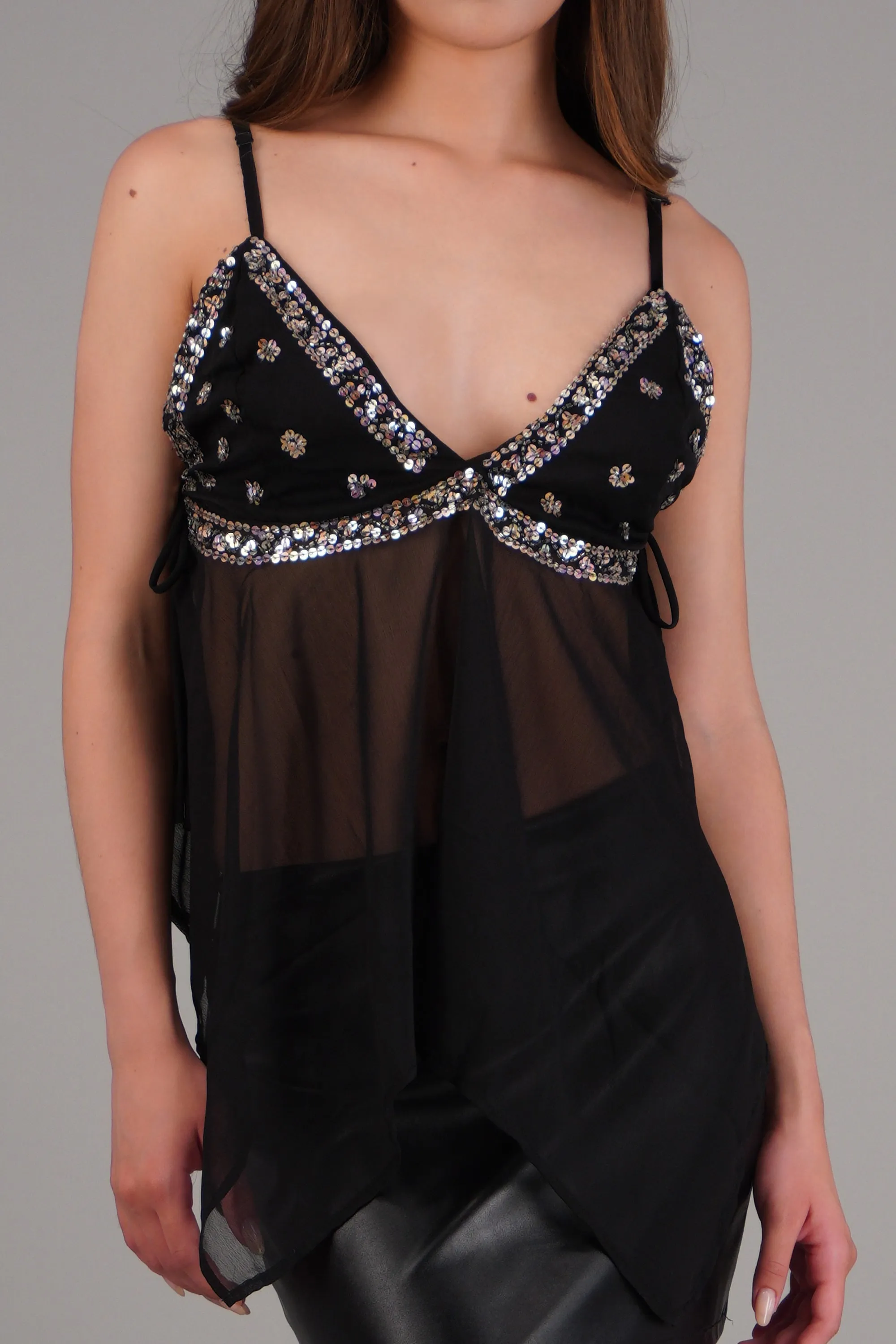 Blusa tirantes asimetrico con estoperoles sold by Shasa product image thumbnail 5