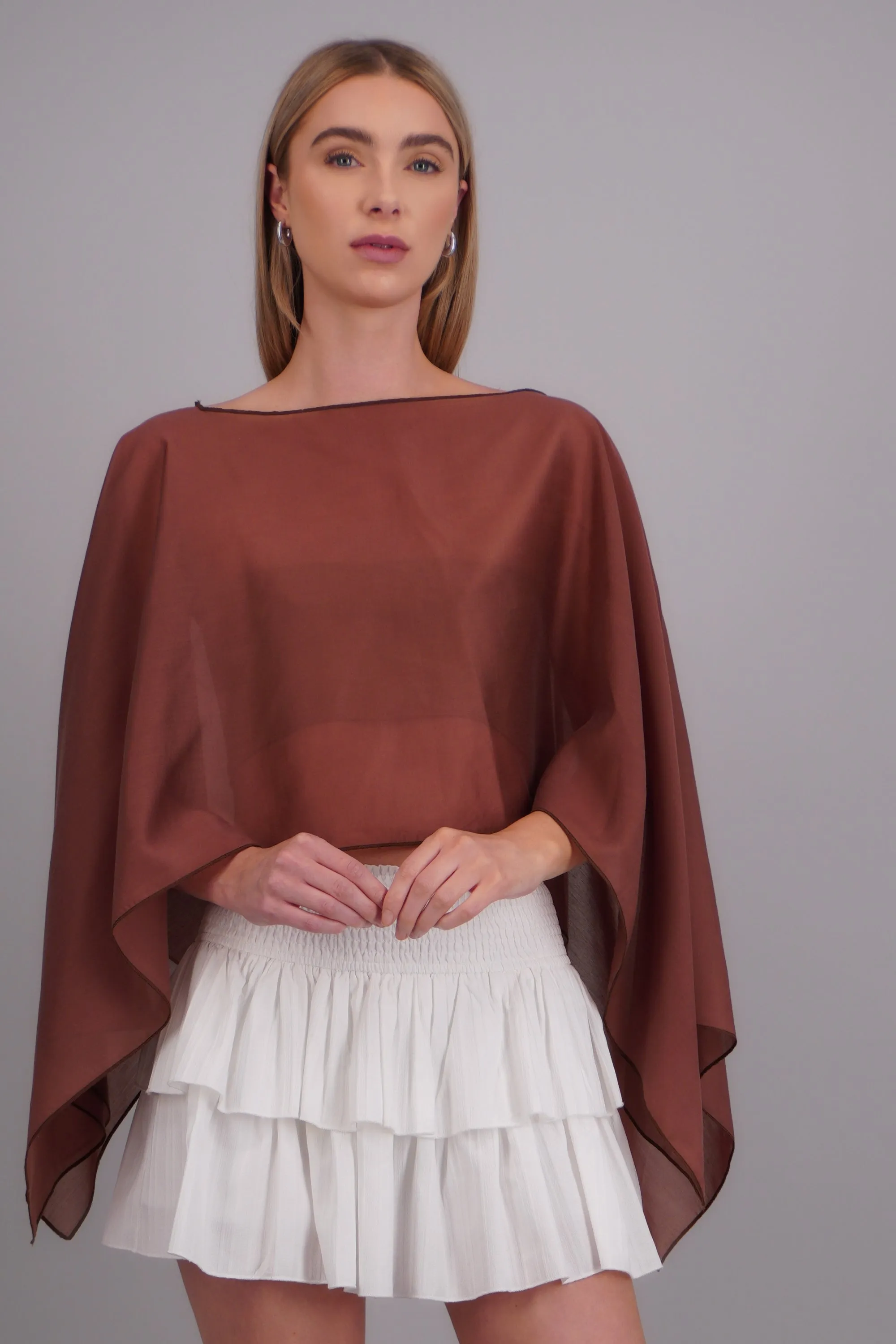 Blusa transparente gasa sold by Shasa product image thumbnail 3