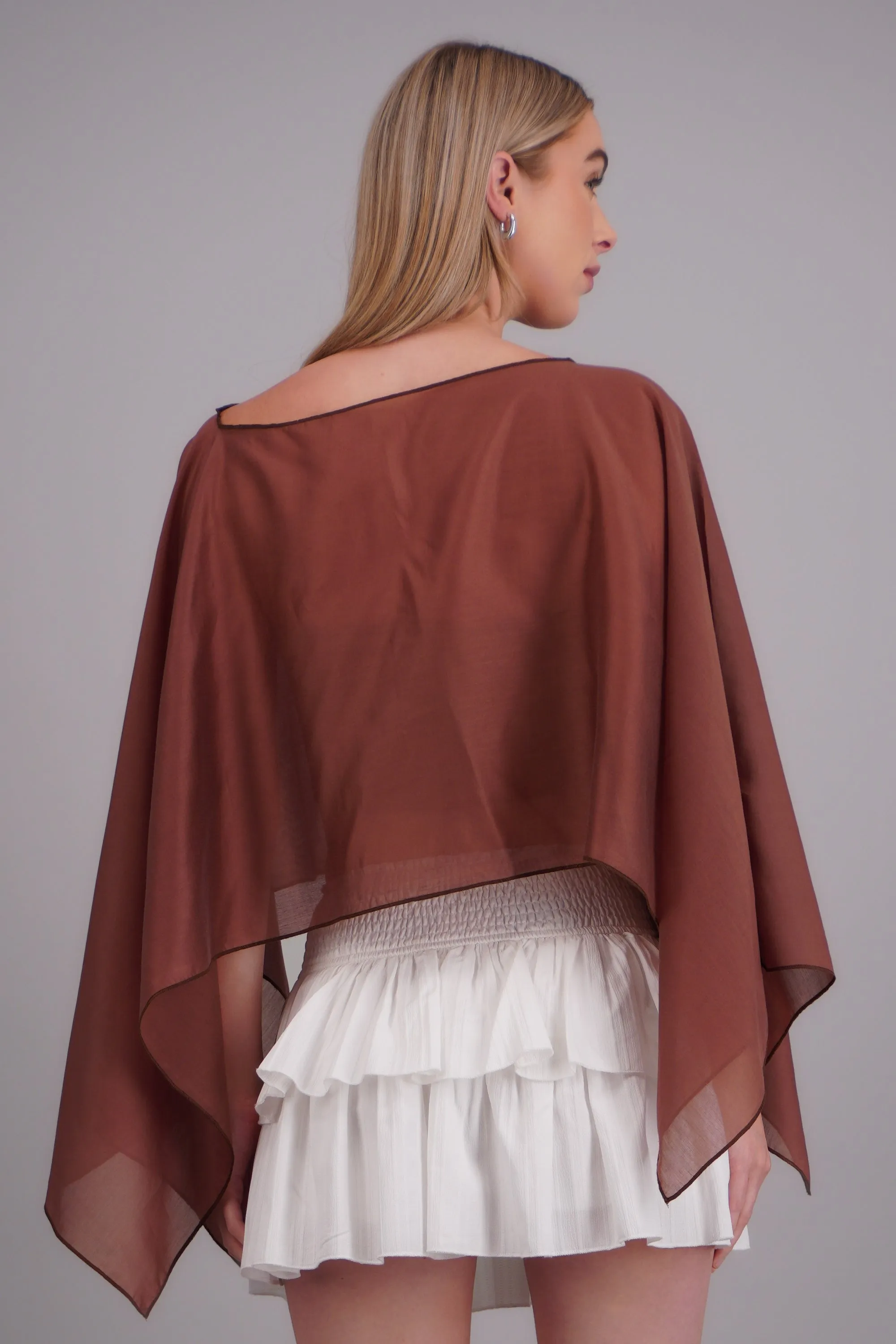 Blusa transparente gasa sold by Shasa product image thumbnail 4