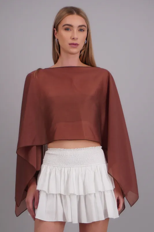 Blusa transparente gasa made by Shasa
