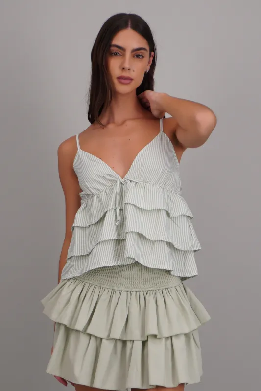 Top tirantes rayas olanes made by Shasa