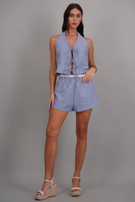 Short estampado rayas made by Shasa