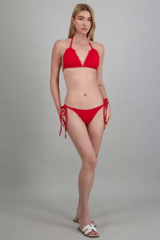 Bikini jaretas detalle encaje made by Shasa