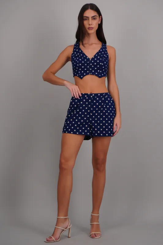 Short sastre polka dots made by Shasa