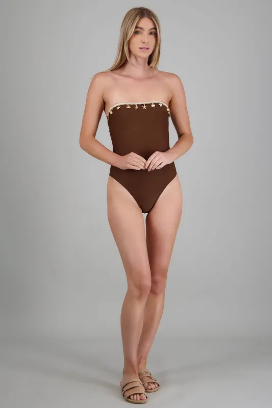 Traje de baño conchitas made by Shasa