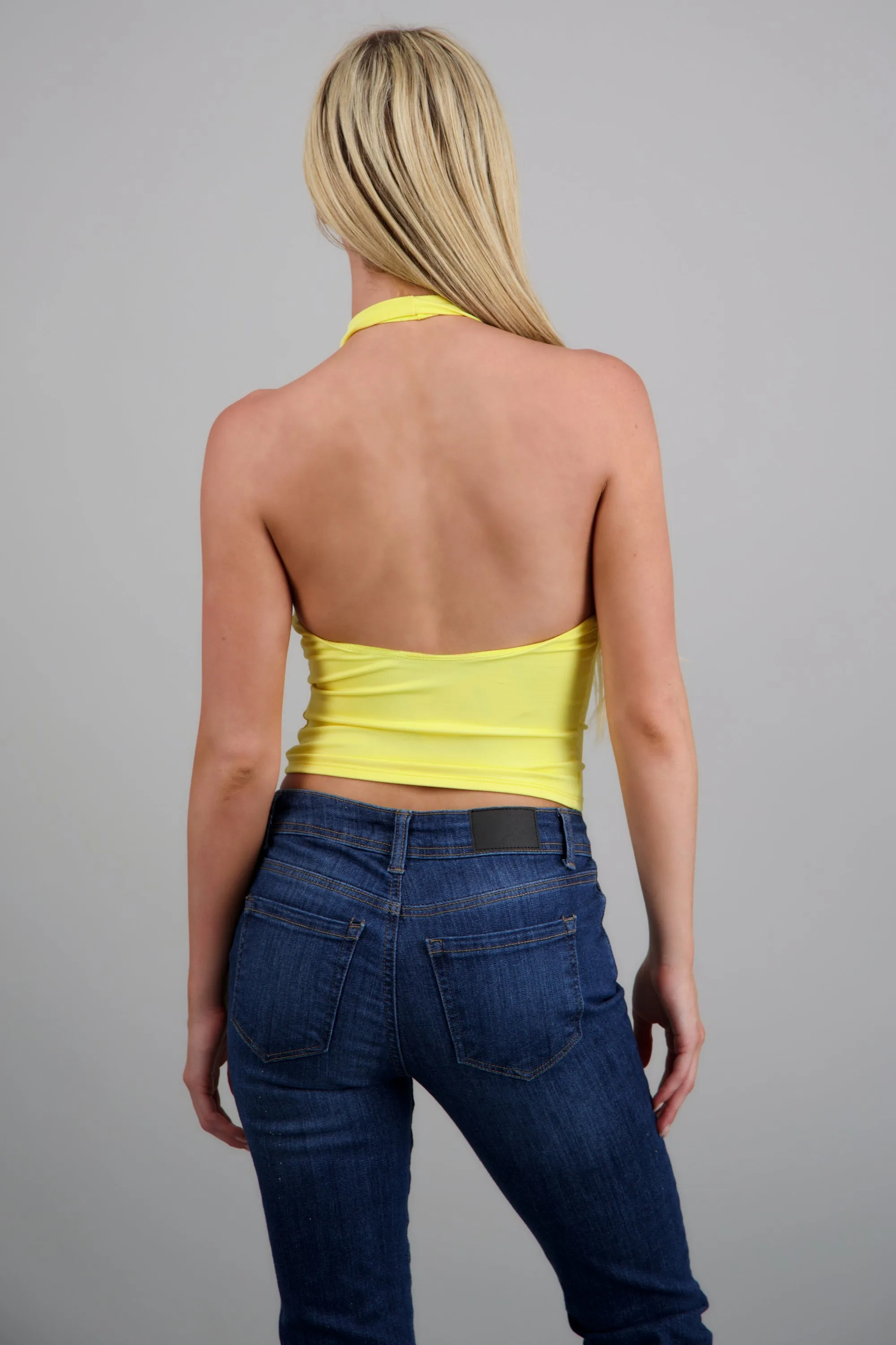 Top drapeado detalle nudo de un hombro sold by Shasa product image thumbnail 4