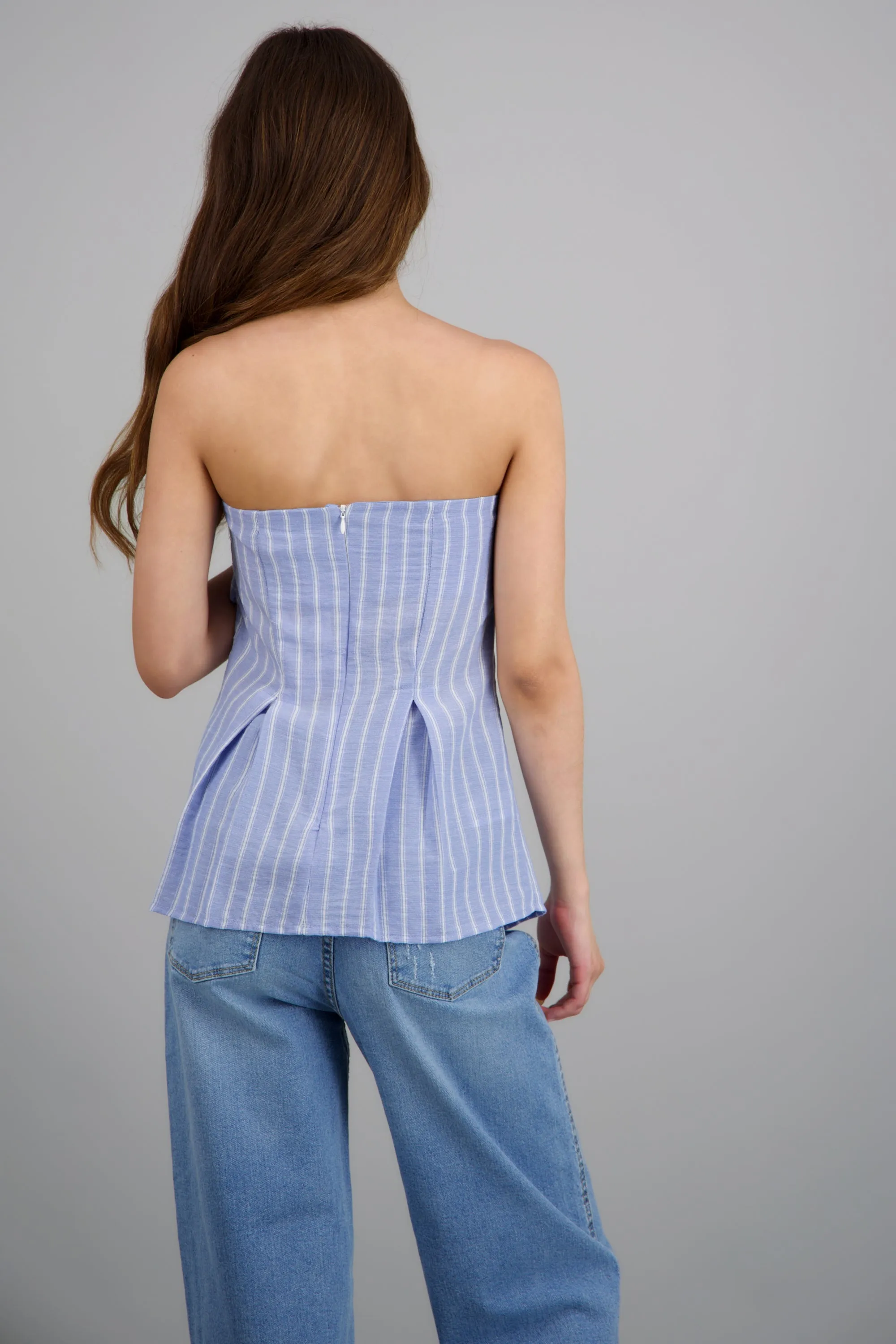 Top strapples lino detalle doblez sold by Shasa product image thumbnail 4
