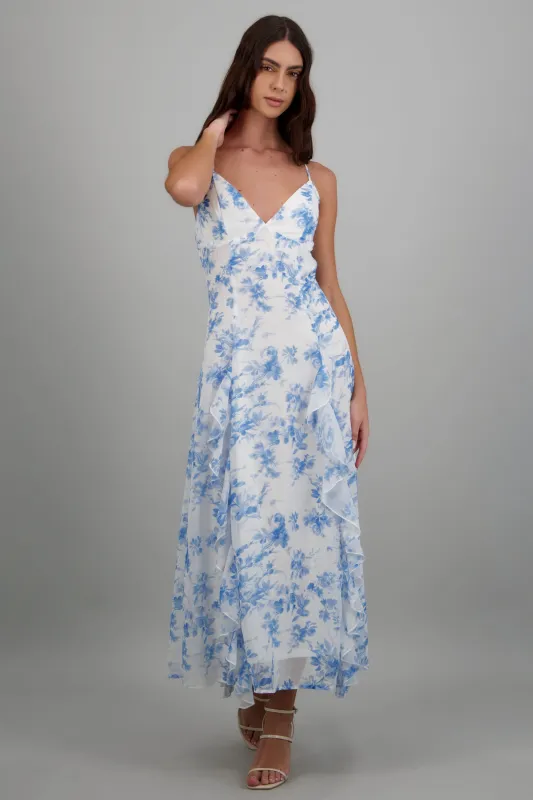 Vestido maxi estampado made by Shasa