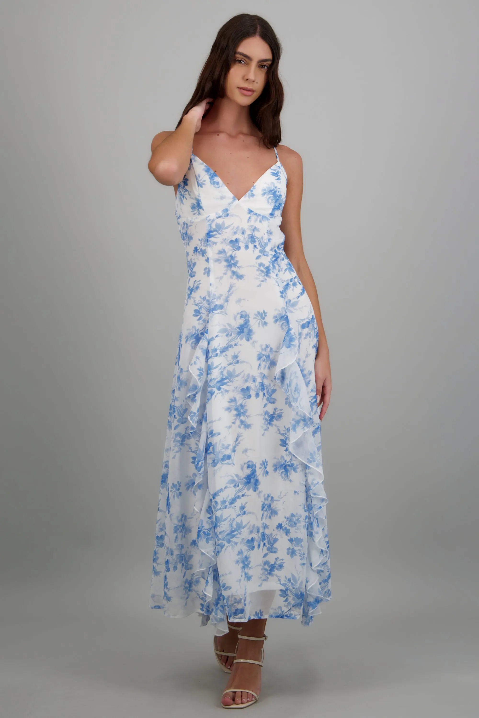 Vestido maxi estampado sold by Shasa