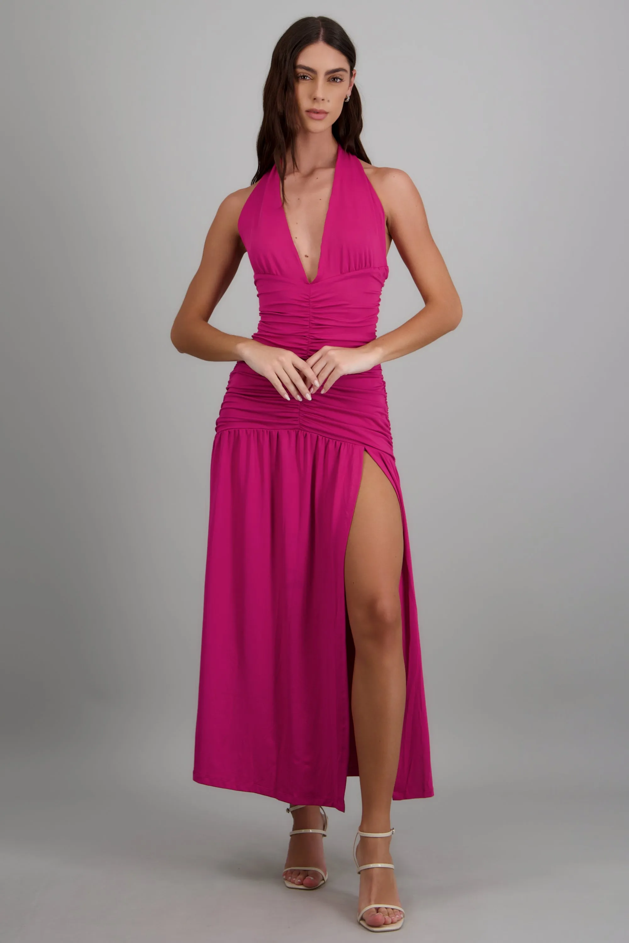 Vestido maxi liso sold by Shasa